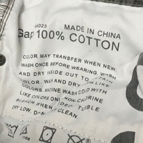 GAP Straight Leg Black Corduroy Jeans Black 34x32 - Picture 3 of 7